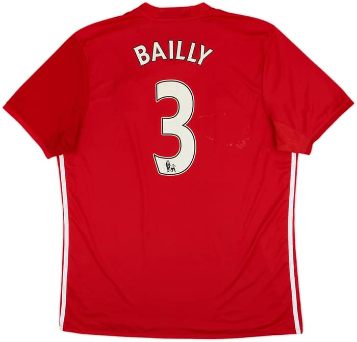 2016-17 Manchester United Home Shirt Bailly #3 - 5/10 - (XL)