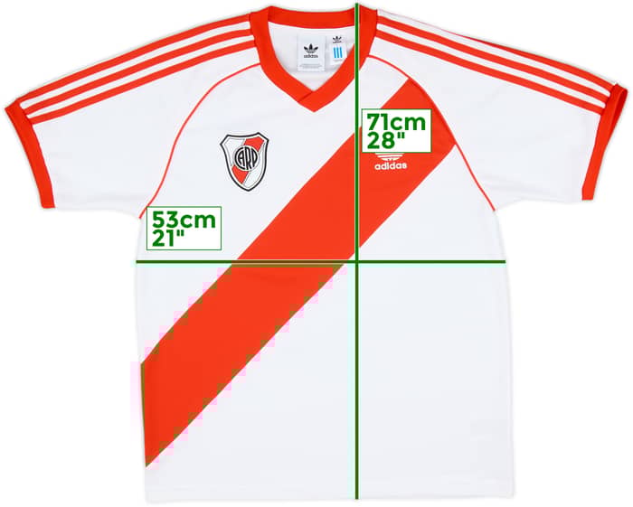 2021 River Plate '1985' adidas Retro Home Shirt #10 #10 - 7/10 - (L)