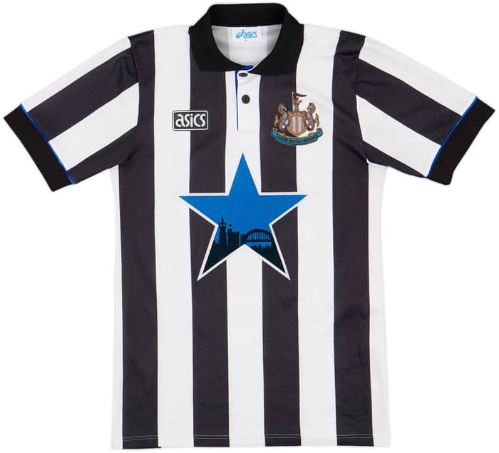 1993-95 Newcastle Home Shirt Cole #9 - 6/10 - (S)