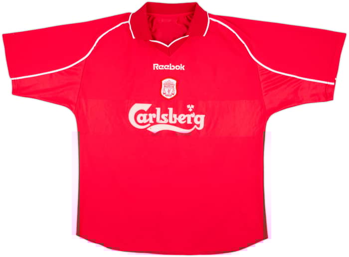 2000-02 Liverpool Home Shirt Gerrard #17 - 6/10 - (XL)