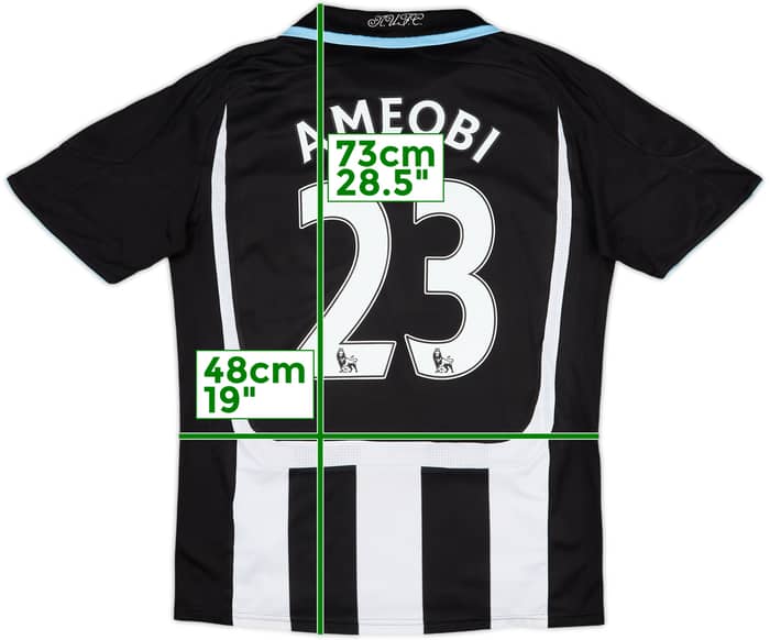 2007-09 Newcastle Home Shirt Ameobi #23 - 6/10 - (L)