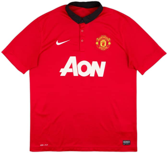 2013-14 Manchester United Home Shirt Rooney #10 - 6/10 - (L)