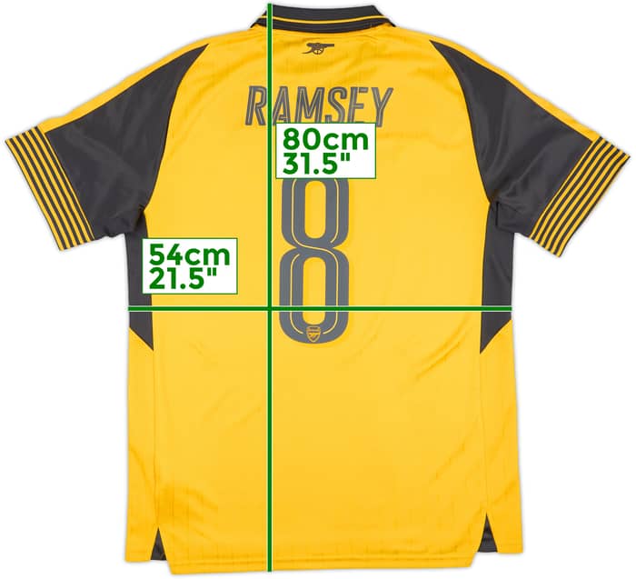 2016-17 Arsenal Away Shirt Ramsey #8 - 8/10 - (L)