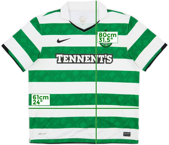2010-12 Celtic Home Shirt - 6/10 - (XL)