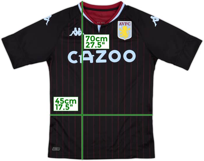2020-21 Aston Villa Away Shirt Watkins #11 - 9/10 - (S)