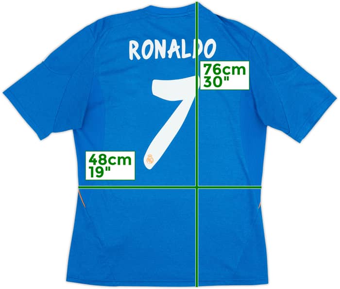 Camiseta de visitante del Real Madrid 2013-14 Ronaldo #7 - 6/10 - (M)