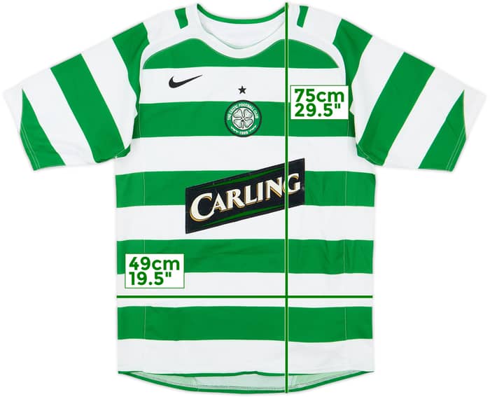 2005-07 Celtic Home Shirt - 6/10 - (S)