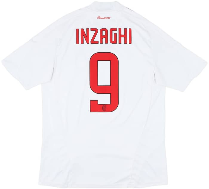 2008-09 AC Milan Away Shirt Inzaghi #9 - 8/10 - (M)