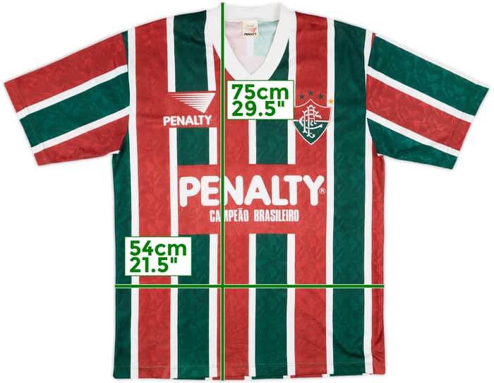 1992-93 Fluminense Home Shirt - 8/10 - (L)