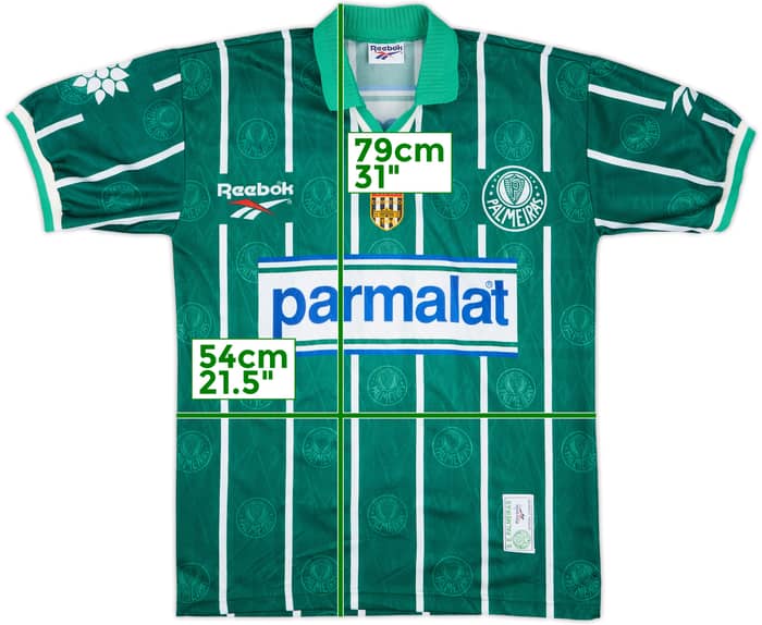 1996 Palmeiras 'Campeonato Paulista' Home Shirt #10 - 9/10 - (M)