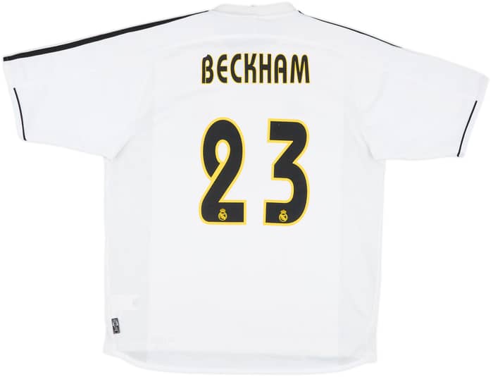 2003-04 Real Madrid Home Shirt Beckham #23 - 6/10 - (L)
