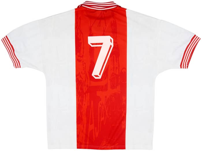 1997-98 Ajax Home Shirt #7 - 9/10 - (L)