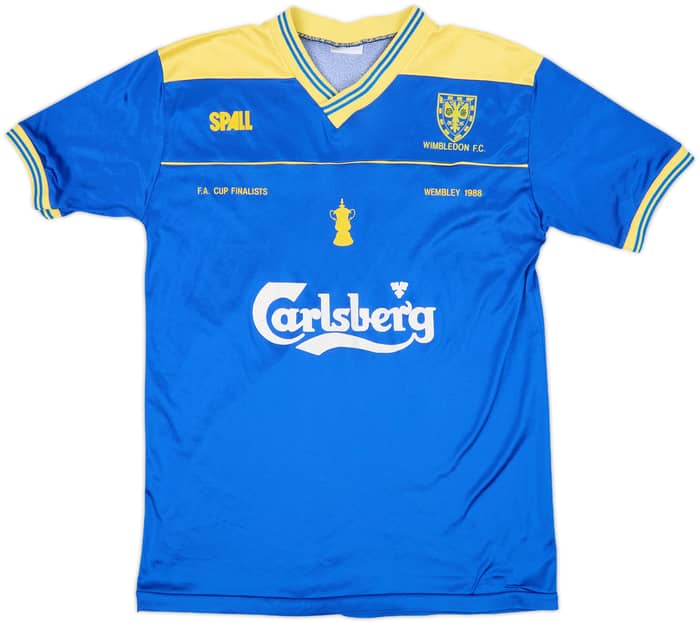 1988-89 Wimbledon 'FA Cup Final' Home Shirt - 9/10 - (M)