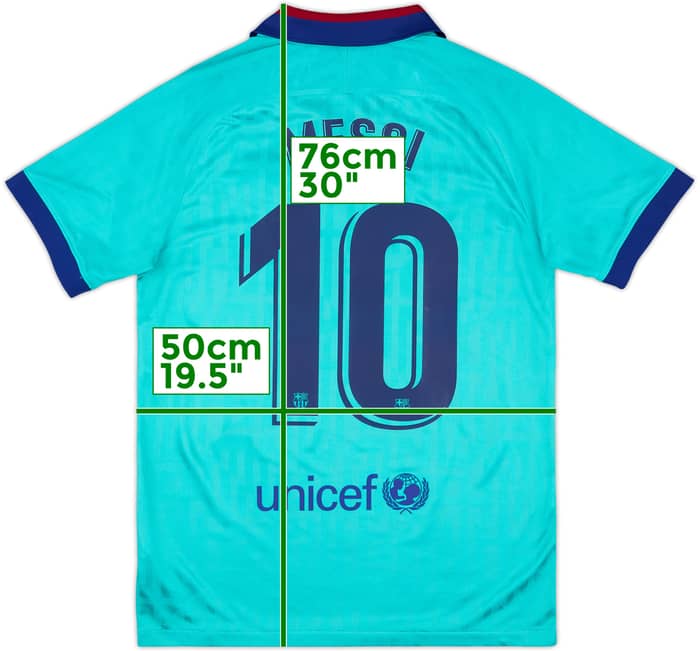 2019-20 Barcelona Third CL Shirt Messi #10 - 10/10 - (M)