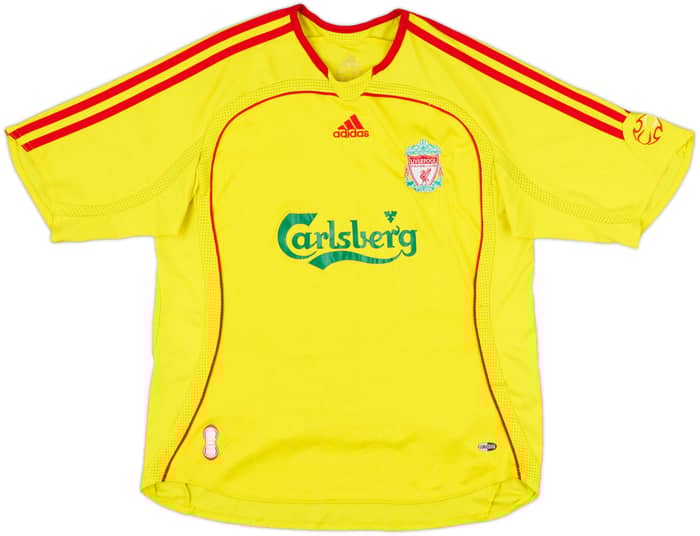 2006-07 Liverpool Away Shirt Gerrard #8 - 6/10 - (M.Boys)