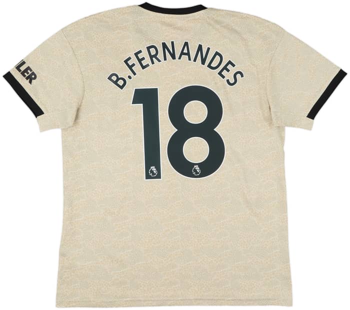 2019-20 Manchester United Away Shirt B.Fernandes #18 - 8/10 - (L)