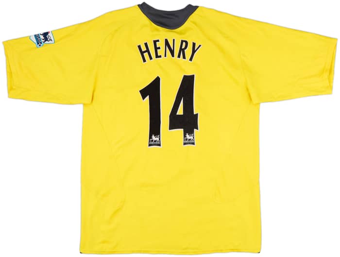 2005-06 Arsenal Away Shirt Henry #14 - 9/10 - (L)
