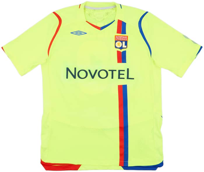 2008-09 Lyon European Shirt Benzema #10 - 4/10 - (L)
