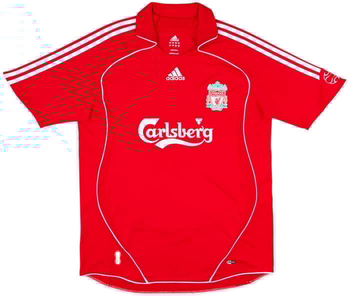 2006-08 Liverpool Home Shirt Riise #6 - 6/10 - (L)