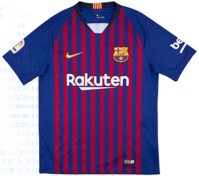 2018-19 Barcelona Home Shirt Messi #10 - 7/10 - (M)