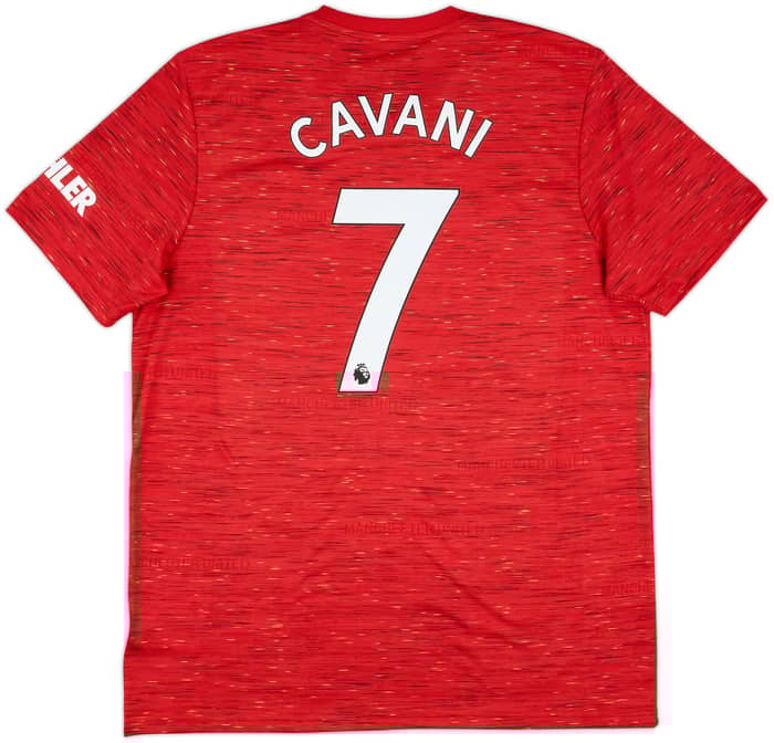 2020-21 Manchester United Home Shirt Cavani #7 - 10/10 - (XL)