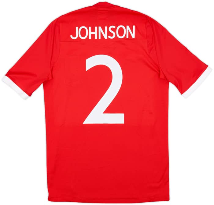 2010-11 England 'South Africa' Away Shirt Johnson #2 - 9/10 - (S)