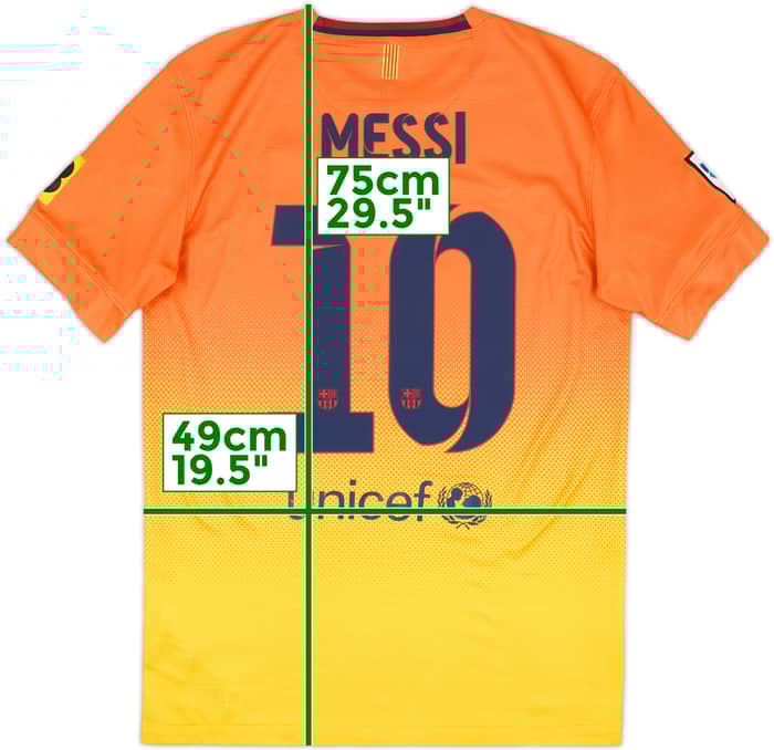 2012-13 Barcelona Away Shirt Messi #10 - 6/10 - (S)