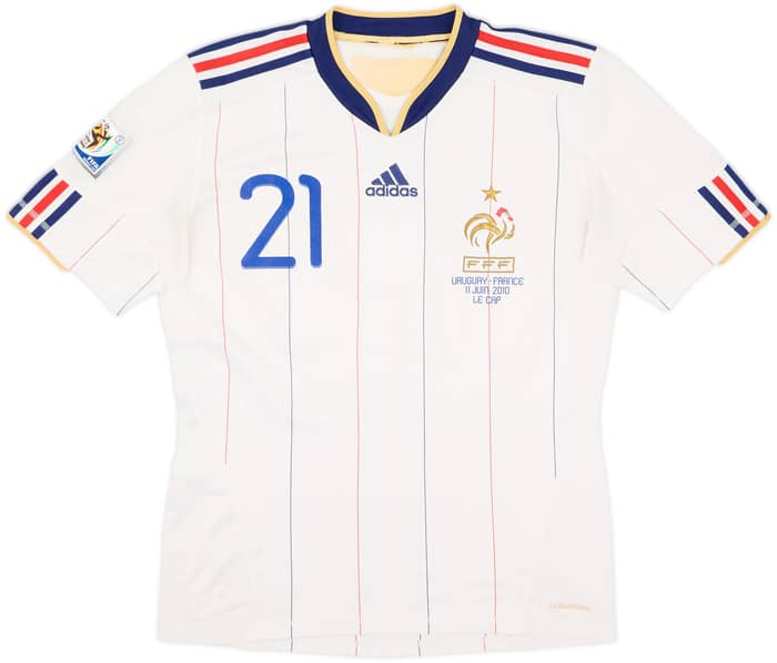 2009-10 France Away Shirt Anelka #21 - 6/10 - (S)