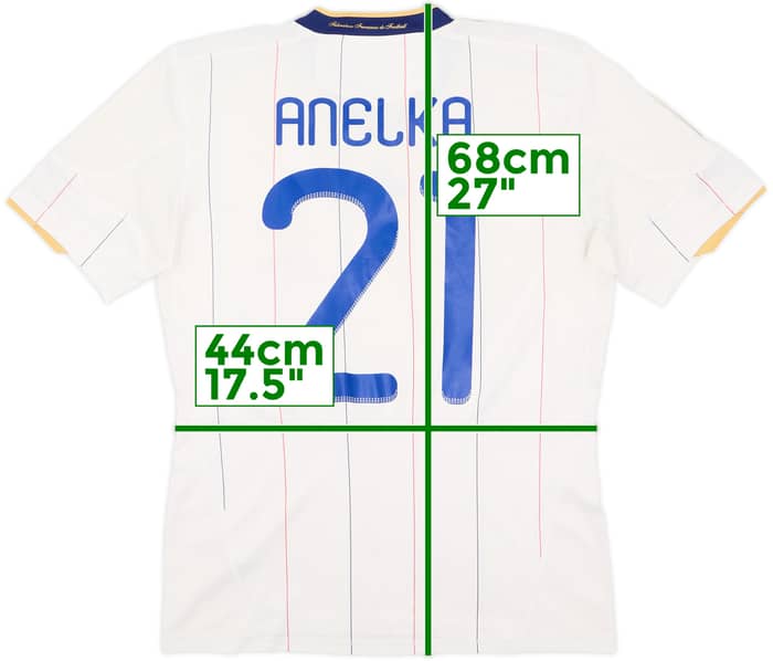 2009-10 France Away Shirt Anelka #21 - 6/10 - (S)