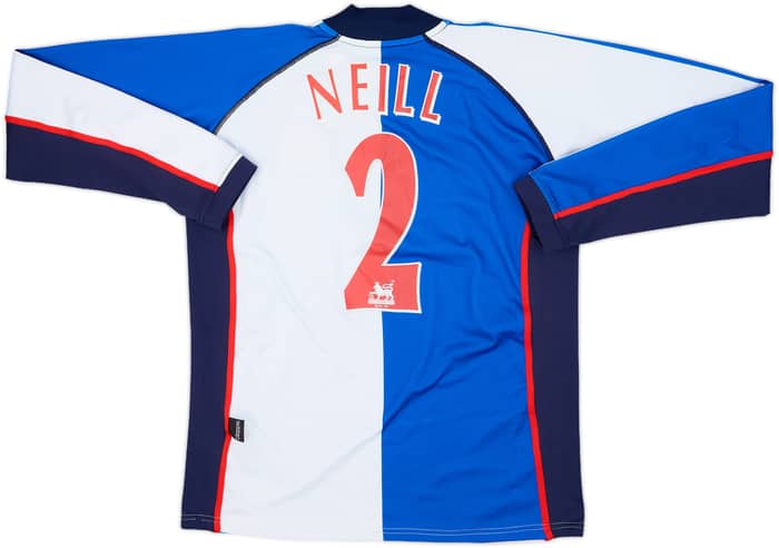 2002-03 Blackburn Home L/S Shirt Neill#2 - 7/10 - (S)