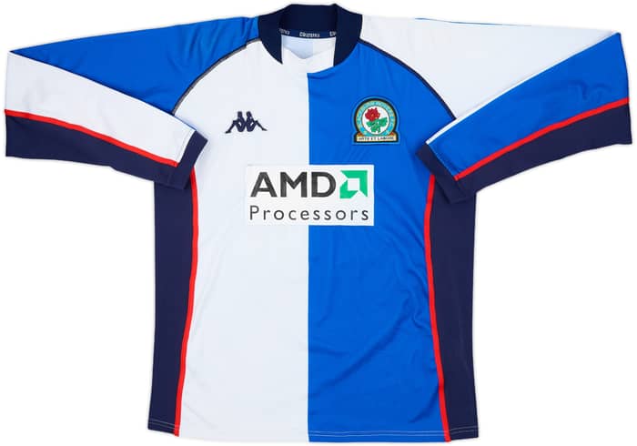 2002-03 Blackburn Home L/S Shirt Neill#2 - 7/10 - (S)