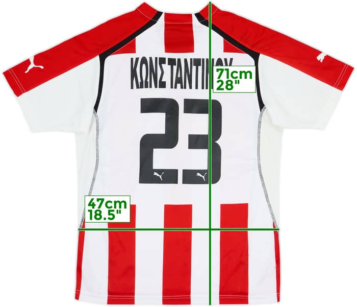 2005-06 Olympiakos Home Shirt Konstantinou #23 - 7/10 - (S)