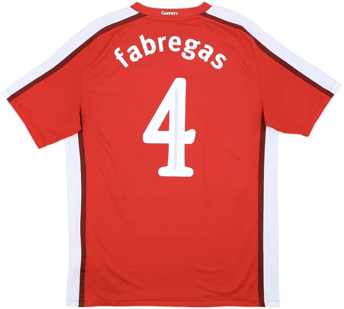2008-10 Arsenal Home Shirt Fabregas #4 - 7/10 - (L)