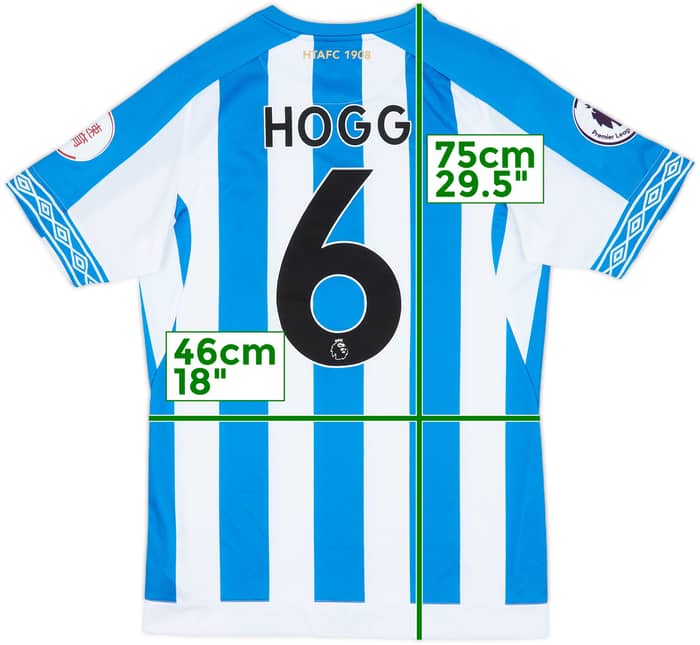 2018-19 Huddersfield Home Shirt Hogg #6 - 10/10 - (S)