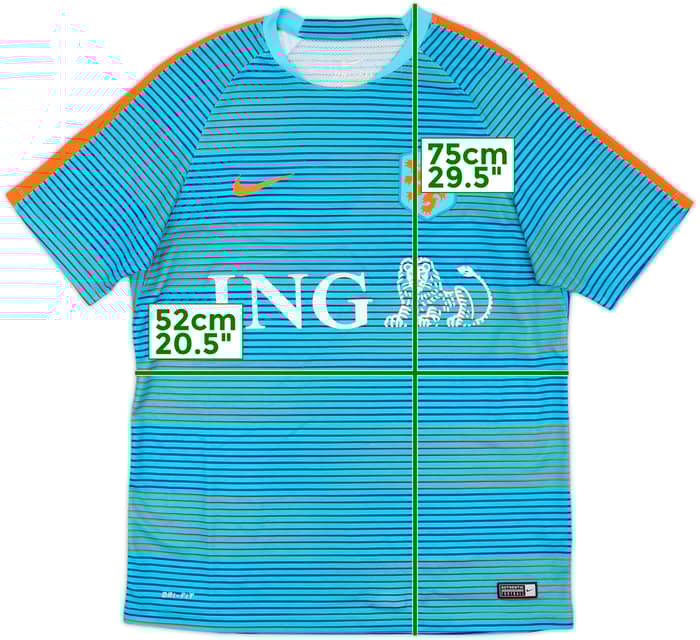 2016-17 Netherlands Nike Training Shirt - 8/10 - (L)
