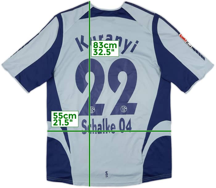 2005-07 Schalke Away Shirt Kuranyi #22 - 8/10 - (L)