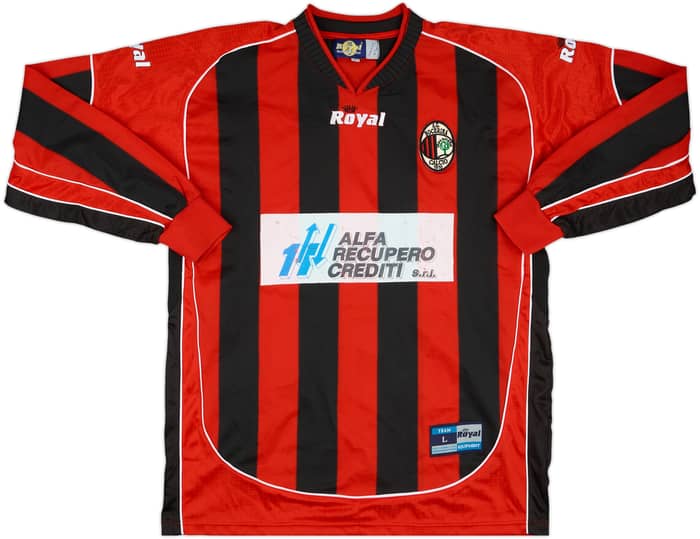 2005-06 Nocerina Match Issue Signed Home L/S Shirt #9