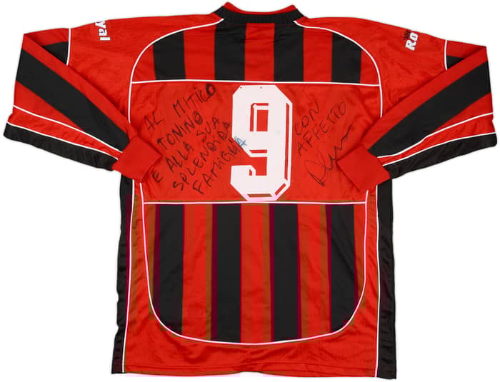2005-06 Nocerina Match Issue Signed Home L/S Shirt #9