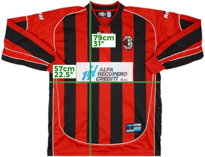 2005-06 Nocerina Match Issue Signed Home L/S Shirt #9