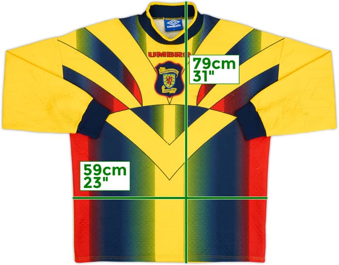 1996-97 Scotland GK Shirt #22 - 7/10 - (L)