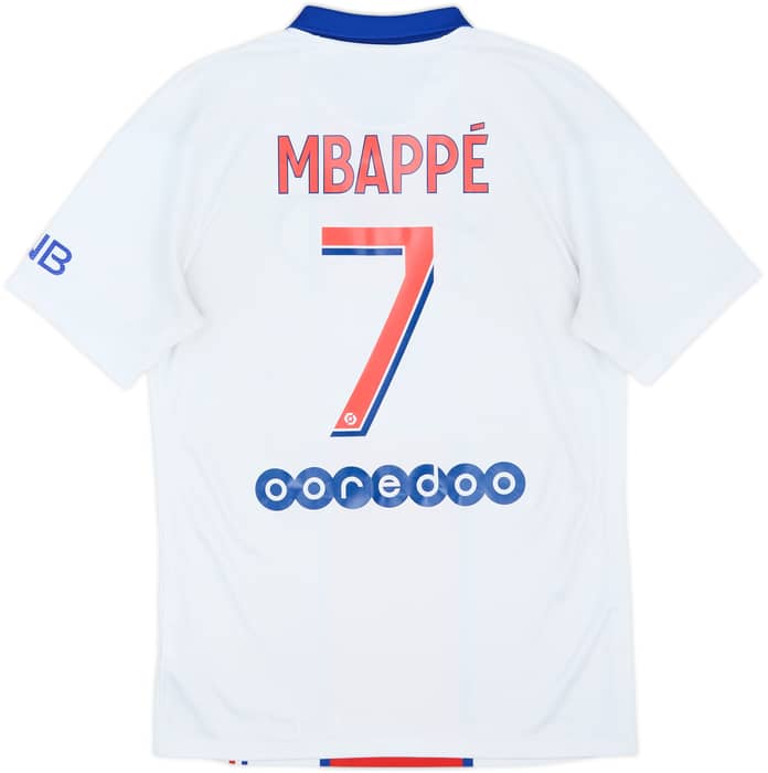2020-21 Paris Saint-Germain Away Shirt Mbappe #7 - 6/10 - (S)
