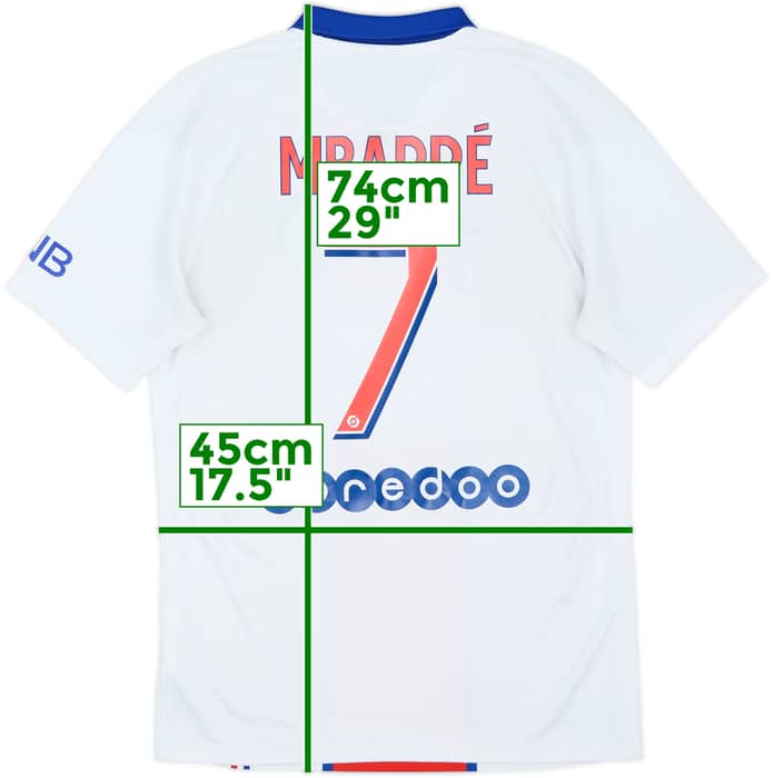 2020-21 Paris Saint-Germain Away Shirt Mbappe #7 - 6/10 - (S)