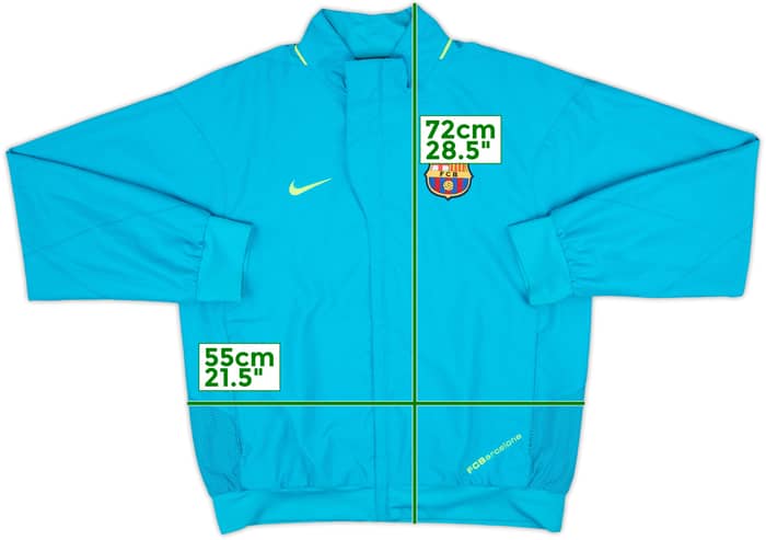 2007-08 Barcelona Nike Track Jacket - 8/10 - (L)