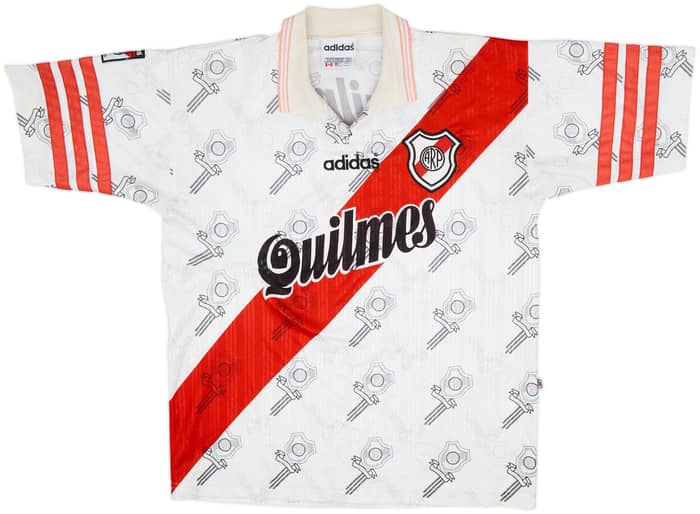 1996-98 River Plate Home Shirt - 8/10 - (L)