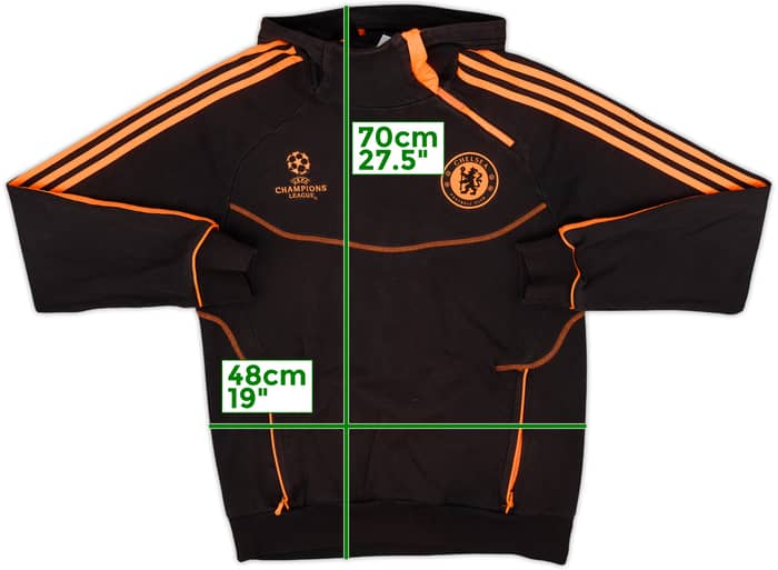 2011-12 Chelsea adidas CL Hooded Top - 8/10 - (M)