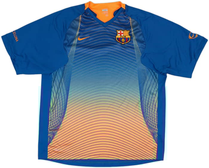 2007-08 Barcelona Nike Training Shirt - 9/10 - (L)