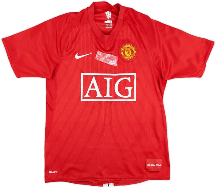 2007-09 Manchester United Home Shirt - 4/10 - (S)