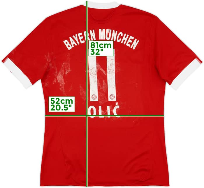 2009-10 Bayern Munich Home Shirt Olic #11 - 4/10 - (L)