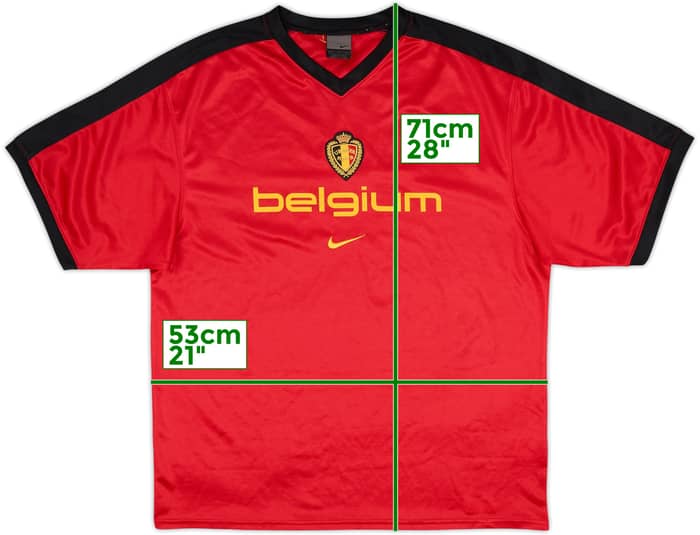 2002-03 Belgium Nike Training Shirt - 9/10 - (M)