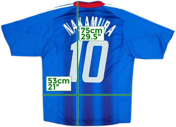 2004-06 Japan Home Shirt Nakamura #10 - 6/10 - (M)